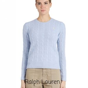 RALPH LAUREN COTTON SWEATER, SIZE MEDIUM SLIM